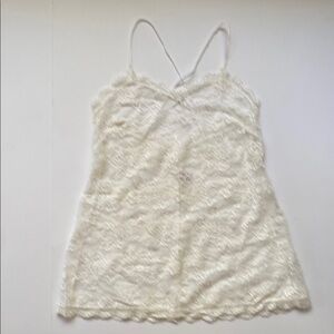 Rein White Lace Negligee New without tags
